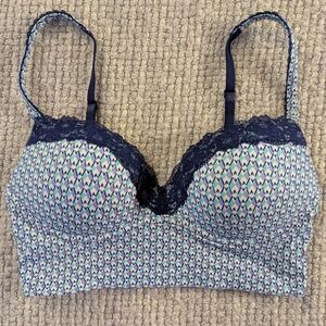 Victoria's Secret Padded No-Wire Lounge Bra Size 32C